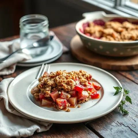 Rhubarb Crumble II